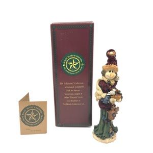 Boyds Collection“Robin The Snowbird Lover”Handmade Christmas Figurine w/Box 2816